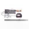 Shibazi Chopper Knife Stainless Steel Blade Sharp Machete Chefs Cleaver Professional Kitchen Knives Bone Meat And Poultry Tools