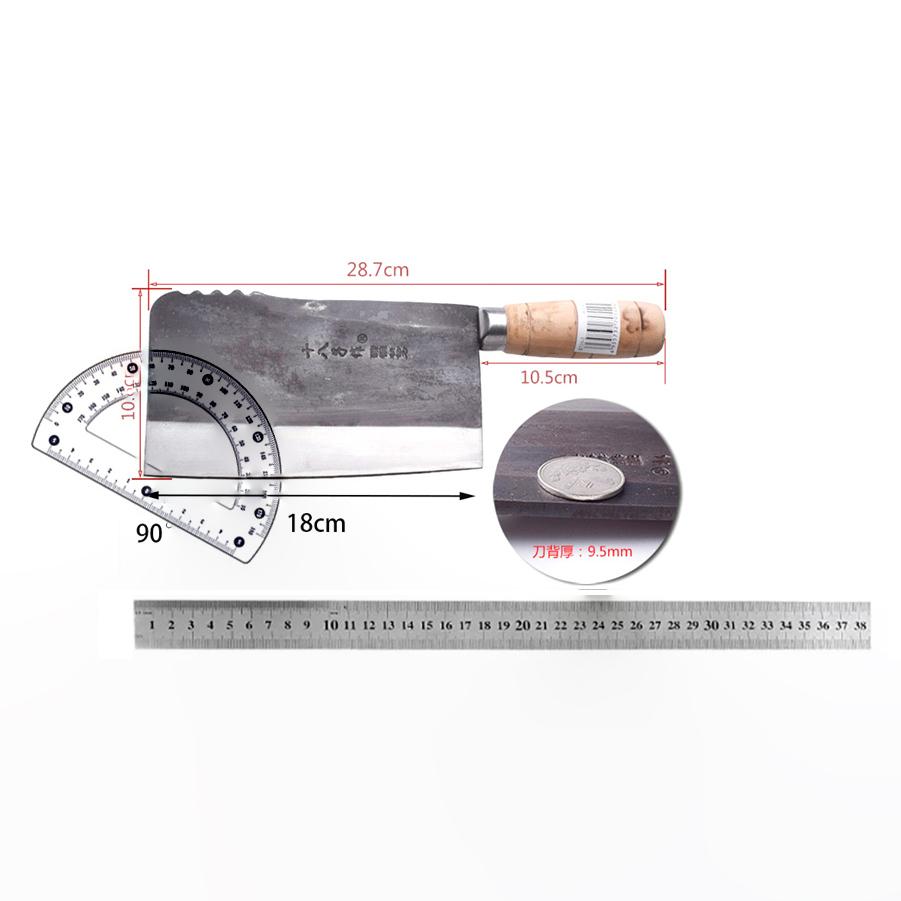 Shibazi Chopper Knife Stainless Steel Blade Sharp Machete Chefs Cleaver Professional Kitchen Knives Bone Meat And Poultry Tools