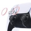 eXtremeRate Replacement Ring for PS5 Controllers Pure Color Blossom Controller Not Included (BDM-010, BDM-020, BDM-030, BDM-040, BDM-050), (Cherry