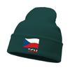 CZECH Flag Warm Winter Hats Knitted Hat Beanie Funny Hat Slouchy Stretchy Knit Cap Unisex Beanie Perfect For Street Style