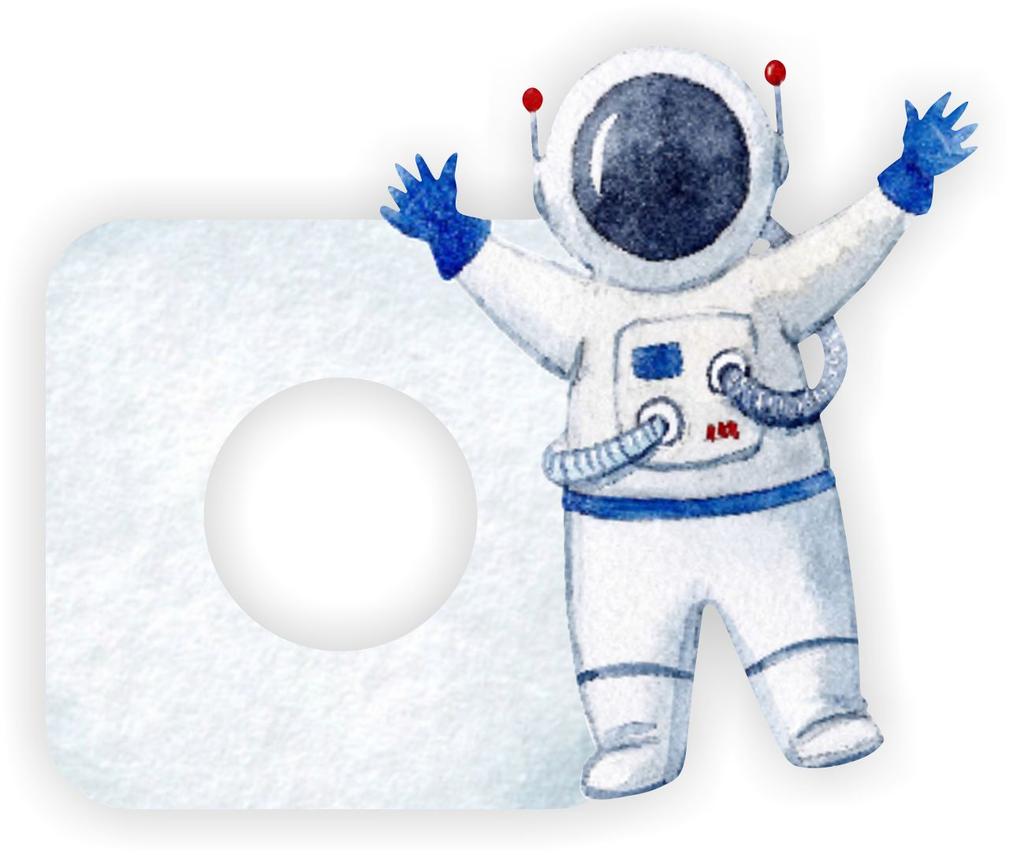 Protective Sticker for the Switch in a Child' Room - Cosmonaut