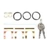 Door Trunk Cutlass Lock Key Set Easy To Install Perfect Match 654394765282 Replacement for Chevy