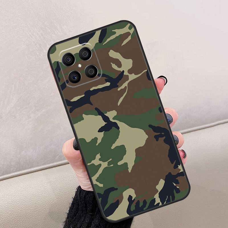 Military Army Camouflage For Honor Magic 8 6 7 Pro Case For Honor 400 Lite 200 50 70 90 X8c X8b X9a X9b X9c X9d Win RT