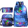 Spotted Garden Primary School Bag Shoulder Bag Pencil Bag Three-piece Set