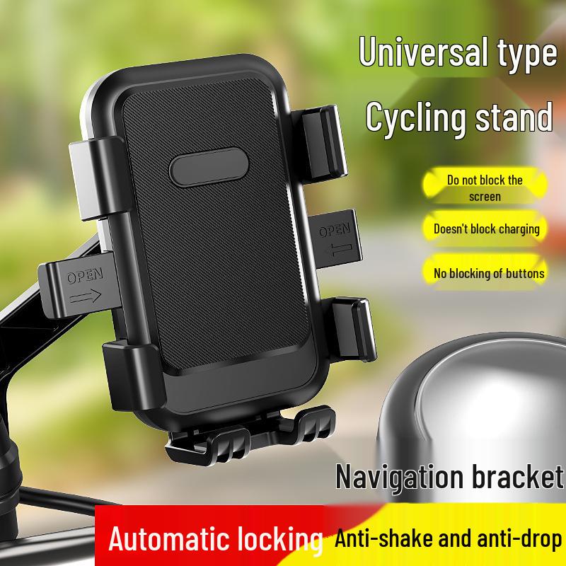 Shockproof Electric Scooter & Bike Phone Holder for Delivery Riders