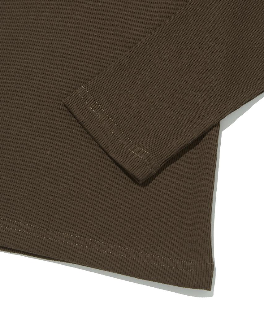 Seuweideu Hooded Henley Neck [Brown]