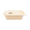 Eco-Friendly Rectangular Disposable Food Containers with Lid