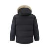 Li-Ning Solid Color Zipper Hooded Versatile Casual Down Jacket Unisex outerwear AYMV341-3
