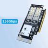 PCIe 5.0 to M.2 NVMe Adapter Card PCIE X8/X16 to M.2 Coverter Expansion Card Support for 2230 2242 2260 2280