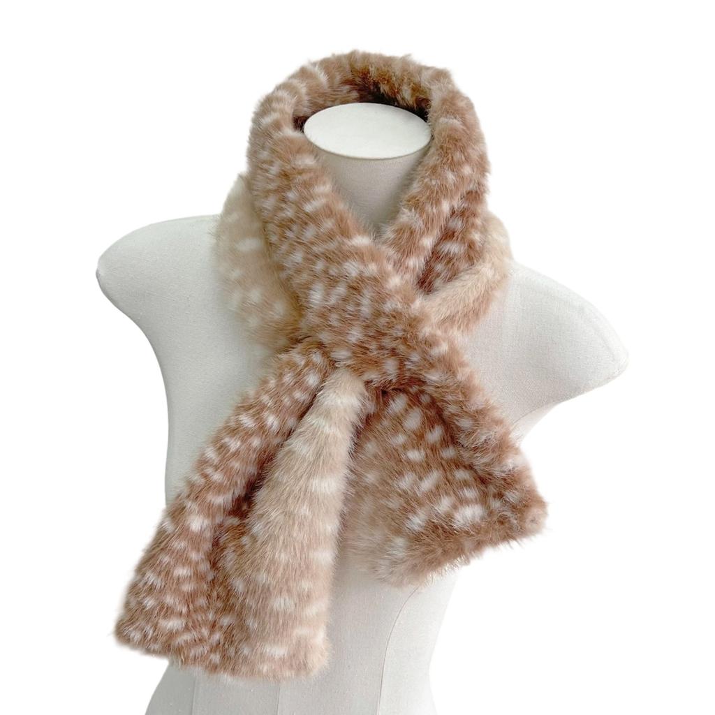 Soft Plush Elk Hairband Scarf Earmuffs Leg Covers For Kids Adults Winter Holiday Party Costume Event Accessories