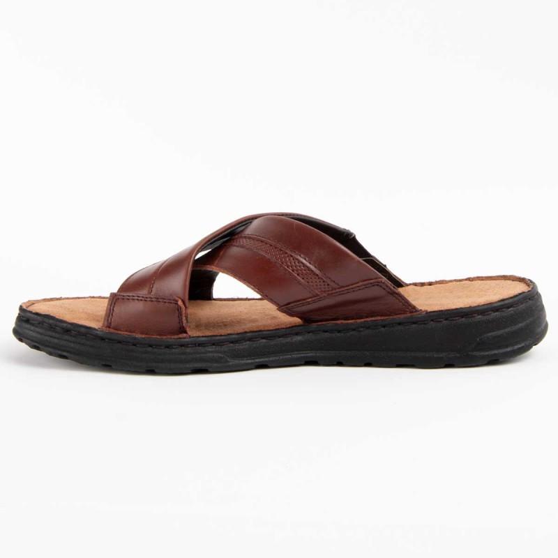 Men's Leather Sandal. Purapiel Beira3 102722