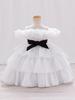 Princeznovské šaty na prvé narodeniny pre dievčatko - Kostým na detskú oslavu, svadbu, klavírne vystúpenie, Detské spoločenské šaty