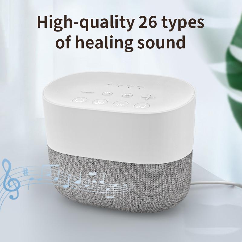 Sleep Sound Speaker White Noise Smart Speaker alarm clock Control Colorful Ambiance machine RGB Lamp H300