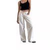 2026 Women's Casual Wide-Leg Non-Stretch Washed Denim Jeans - American Retro Low Waist