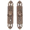 Door Handle Antique Brass Exquisite Pattern Straight Bar Handle Accessories for Cabinet Wardrobe