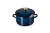 Le Creuset EOS Agave with Light Gold Gas and Induction Compatible Japanese Casserole, 20cm, Design, Knobs, [Official Product]