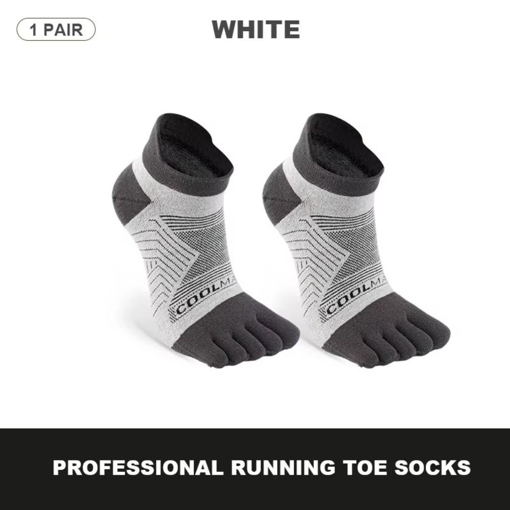 Sweat-Absorbent Five Finger Socks Breathable Ankle Socks Soft Sports Socks  For Men Women
