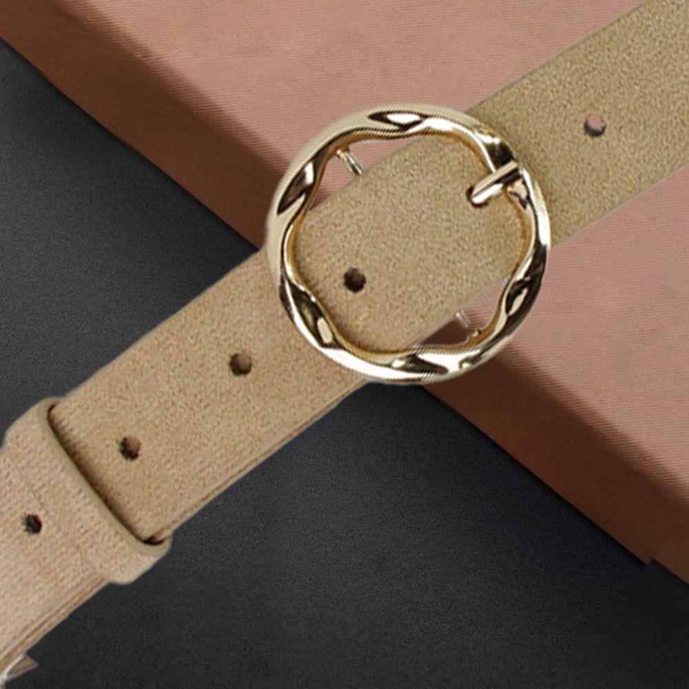 Luxury Design Suede Wide Belt PU Leather Business Waist Strap Pin Buckle Waistband Men Women