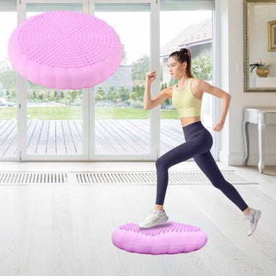 Core Balance Disc Trainer Double Sided Inflatable Balance Pads Heavy Duty Wobble Cushion Air Stability Board for Yoga Pilates