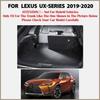 Car Trunk Mat for LEXUS UX UX200 260h Hybrid/Non-oil-electric Hybrid2019 2020Cargo Liner Carpet Interior Parts Accessories Cover