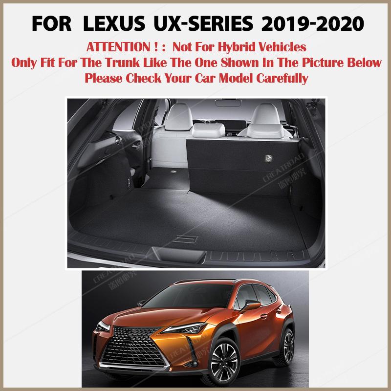 Car Trunk Mat for LEXUS UX UX200 260h Hybrid/Non-oil-electric Hybrid2019 2020Cargo Liner Carpet Interior Parts Accessories Cover