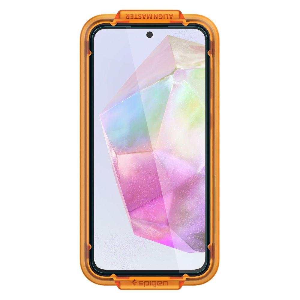 Spigen Alm Glas.tr Tempered Glass 2-Pack Galaxy A35 5G Clear