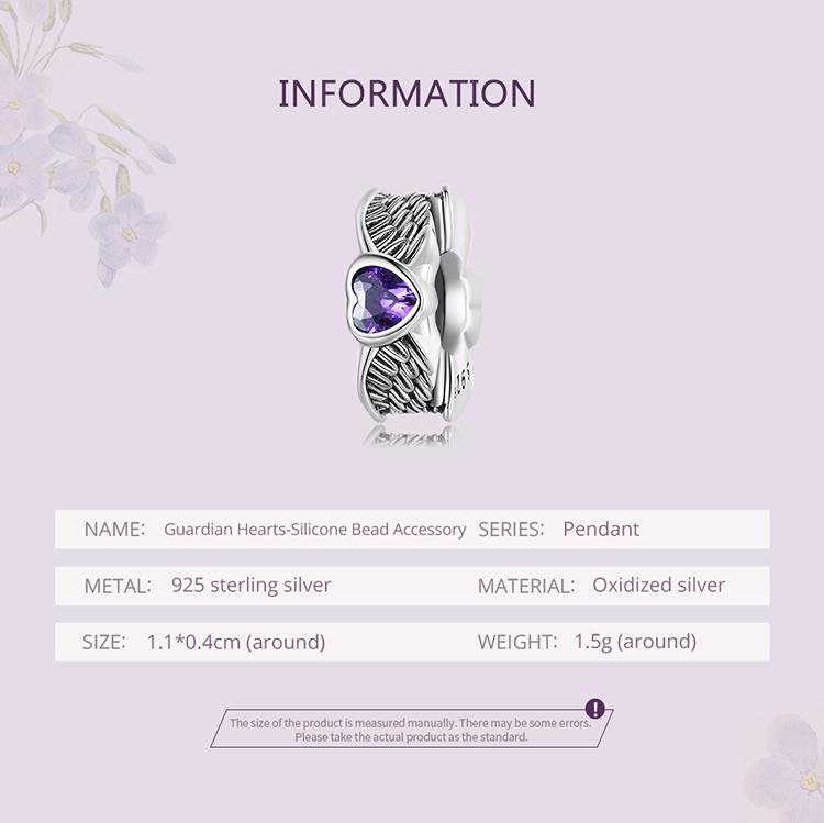 Bamoer 925 Sterling Silver Lotus Bead Roxo Zircão Camélia Pingente Charms para Mulheres Pulseira Original