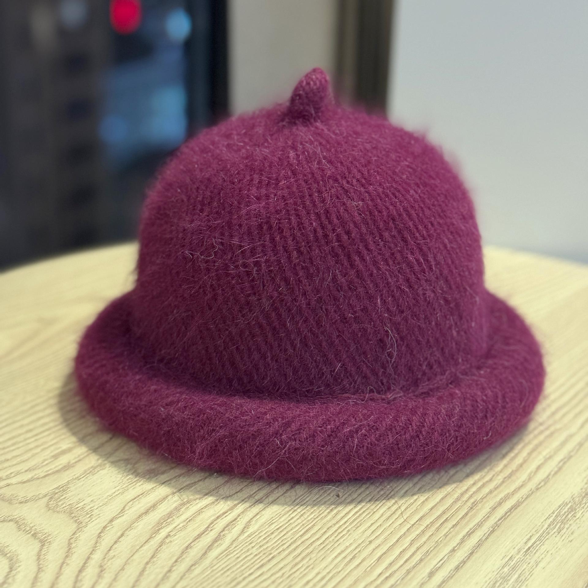 

Новая осенне-зимняя вязаная шапка-лендлорд из японской шерсти, шапка-дыня, модная, с универсальной личностью, шапка-пустышка-купол для яппи Adjustable