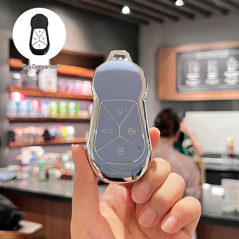 Xiaopeng P7 Key Case: Stylish Protective Shell & Buckle for G3, G6, G9, P5 - Premium Car Accessories for Men & Women