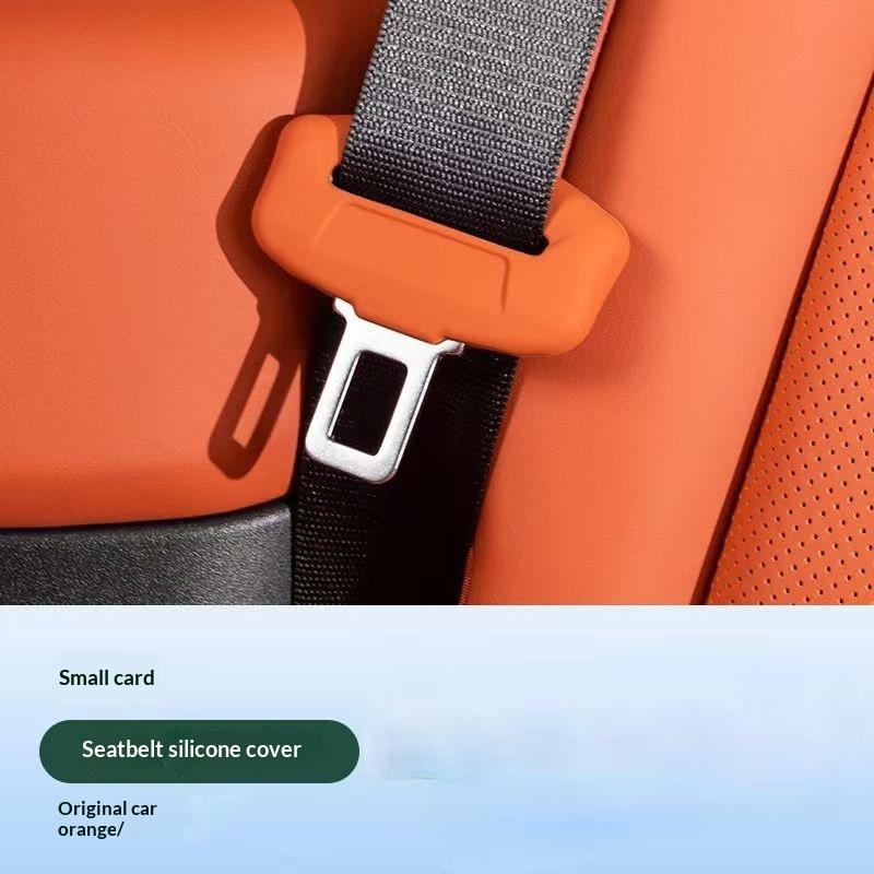 4Pcs Universal Silicone Seat Belt Buckle Anti-Scratch Protector Seatbelt Buckle Protectors Cover For Auto Trucks Suv Rvs Garages
