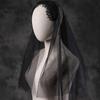 Stylish Vintage Mantilla Veil Latin Mass Lace Veil Spanish Head Covering for Catholic Chapel Bridal Wedding Party Veil