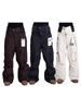 Korean Style Unisex Ski Pants - Windproof, Waterproof, Durable, Breathable, Stylish, Single/Double Board Compatible.