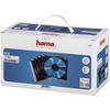 HAMA 51269 Boîtier CD "Slim" - Boîte De 50 - Transparent Et Noir