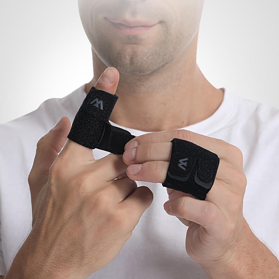 Sports Finger Guard Extended Binding Strap for Pressure Regulation Stable Support Basketball Volleyball Baseball Gym