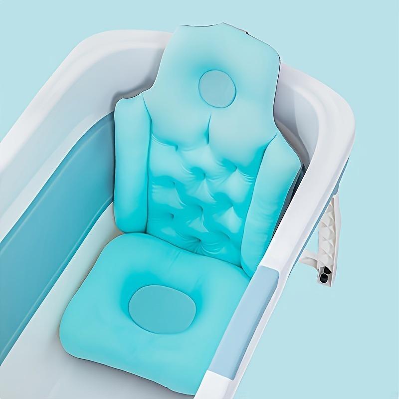 1pcs Bath Pillow Cushion with Anti-Slip Bathtub Seat Pad for Adults Eco-Friendly Bathing Mat & Shower Accessories