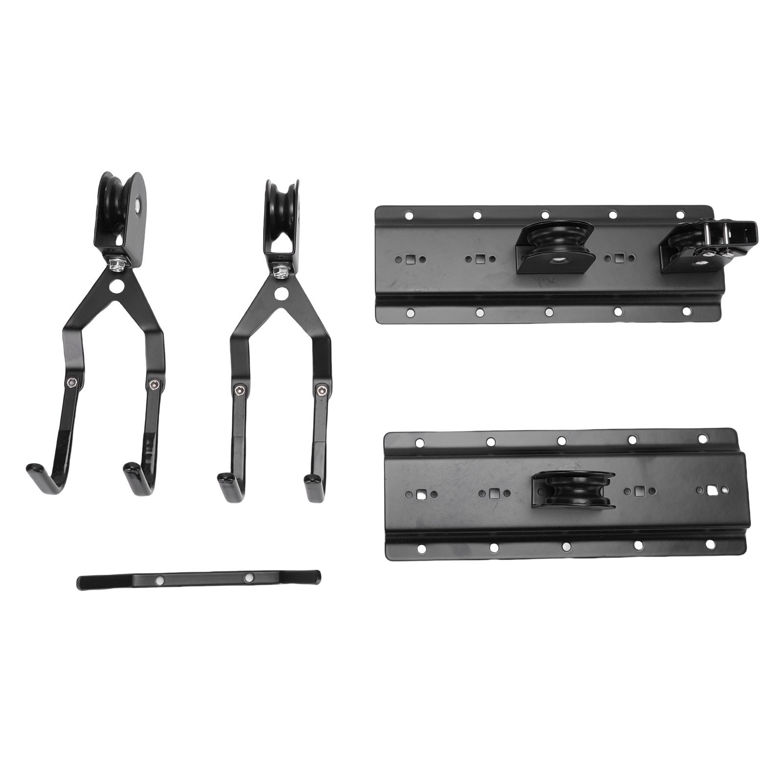 

Гаражный шкивный подъемник с грузоподъемностью 150 фунтов, тяжелый грузовой ящик для хранения, подъемник для высоты 12 футов