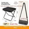 Outdoor Backpack Folding Stool Pencil Bag Stool Portable Simple Camping Equipment Satchel Stool Sports Folding Chair Handbag
