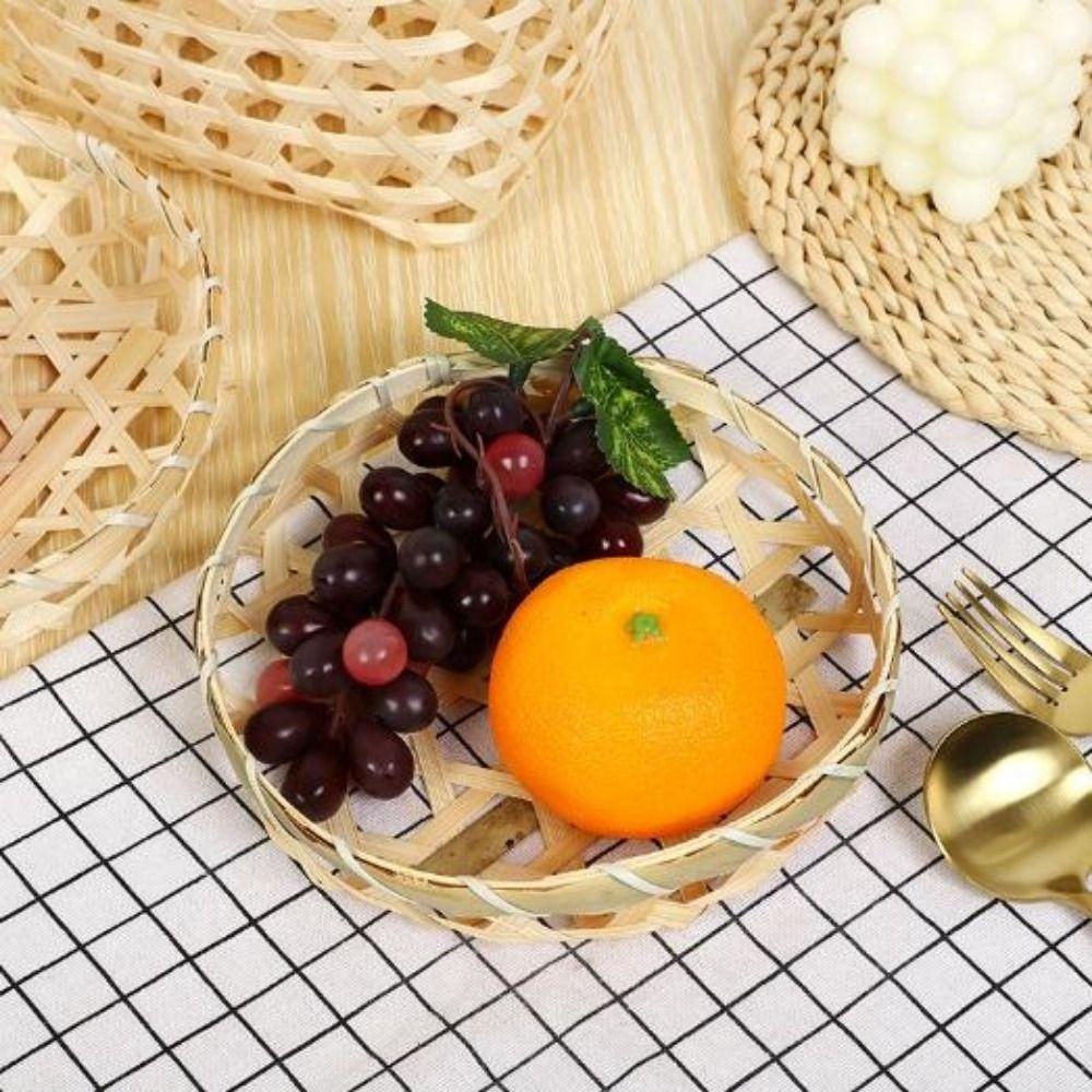 Round Drain Water Sieve Raft Dustpan 4 Styles Rice Fruit Bread Basket  Daily Use Storage