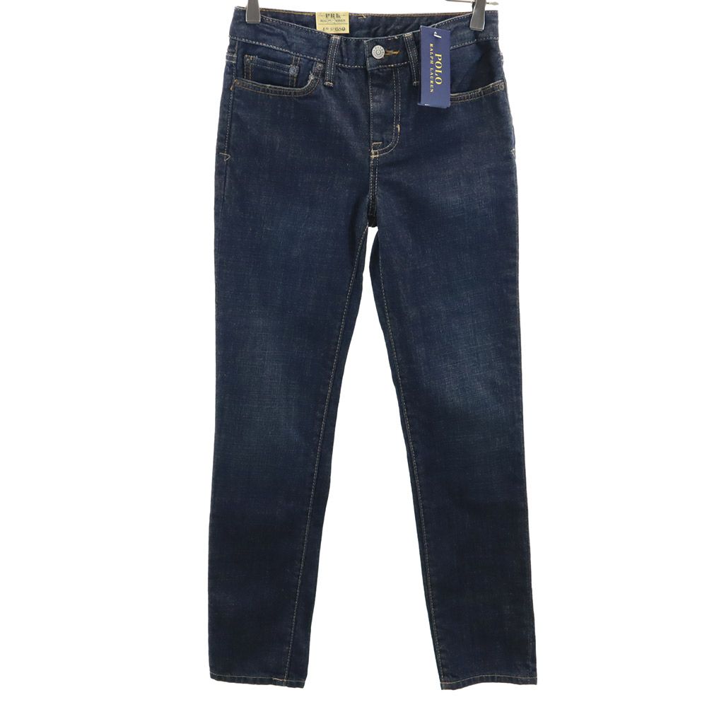 unused POLO RALPH LAUREN Skinny denim pants 12 Navy jeans Kid's Used