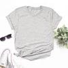 Summer Women White Grey T Shirt Girl Funny Harajuku Lady Solid Tops Tee Female