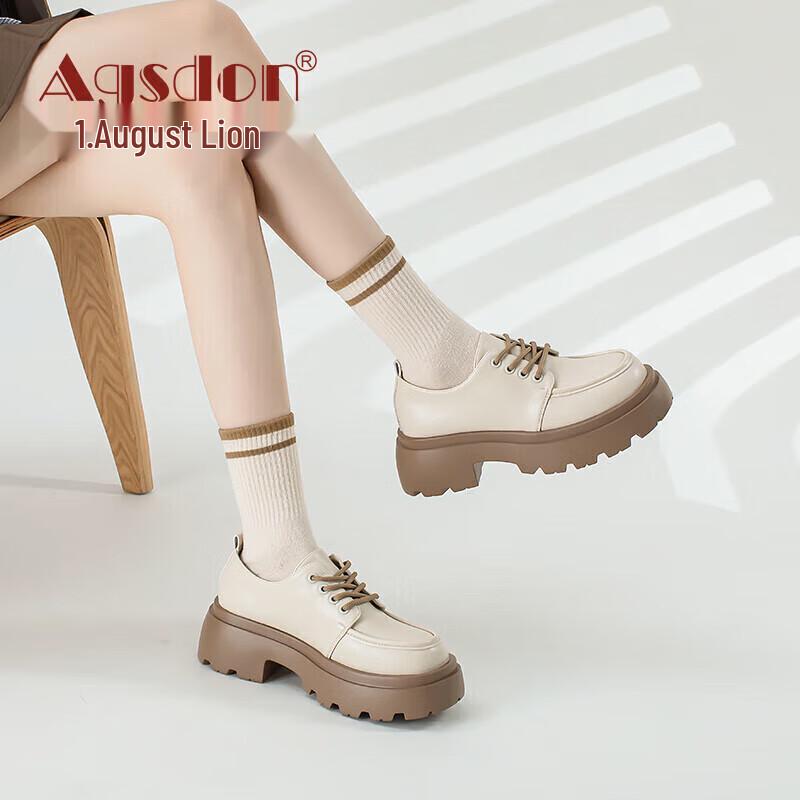 Agsdon Women s Commuter Style Soft Leather Loafers 38