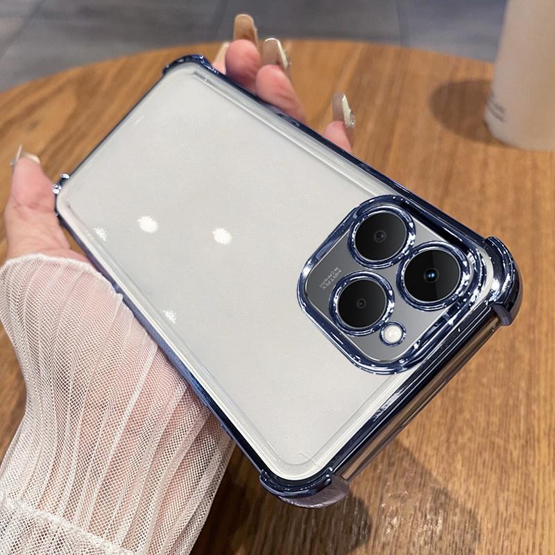Realme 15T Silicone Case with Lens Film, RMX5112, Full Coverage, Airbag Protection