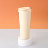 1/2PCS Portable Ceramic Liner with Lid Water Cup Stainless Steel 830ML Insulated Travel Large Capacity Car Carrier Coffee Cup