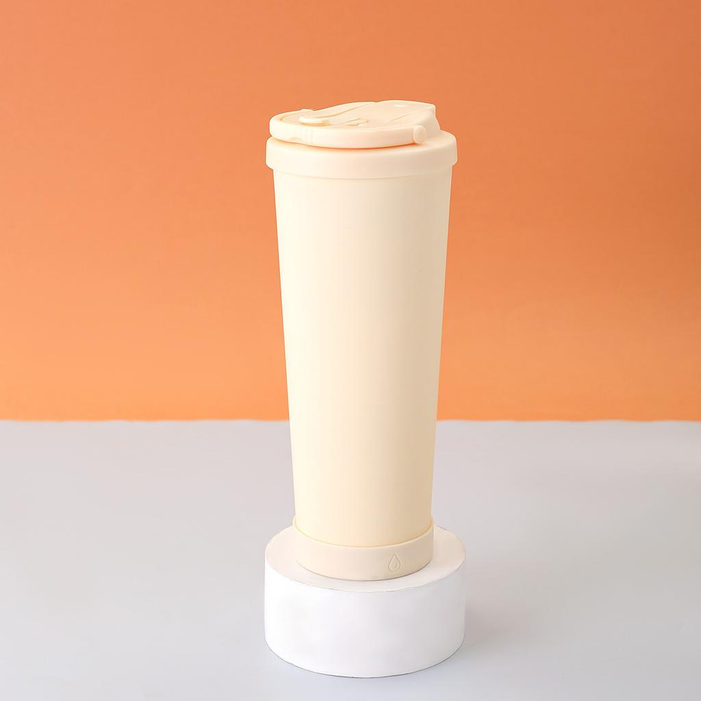 1/2PCS Portable Ceramic Liner with Lid Water Cup Stainless Steel 830ML Insulated Travel Large Capacity Car Carrier Coffee Cup