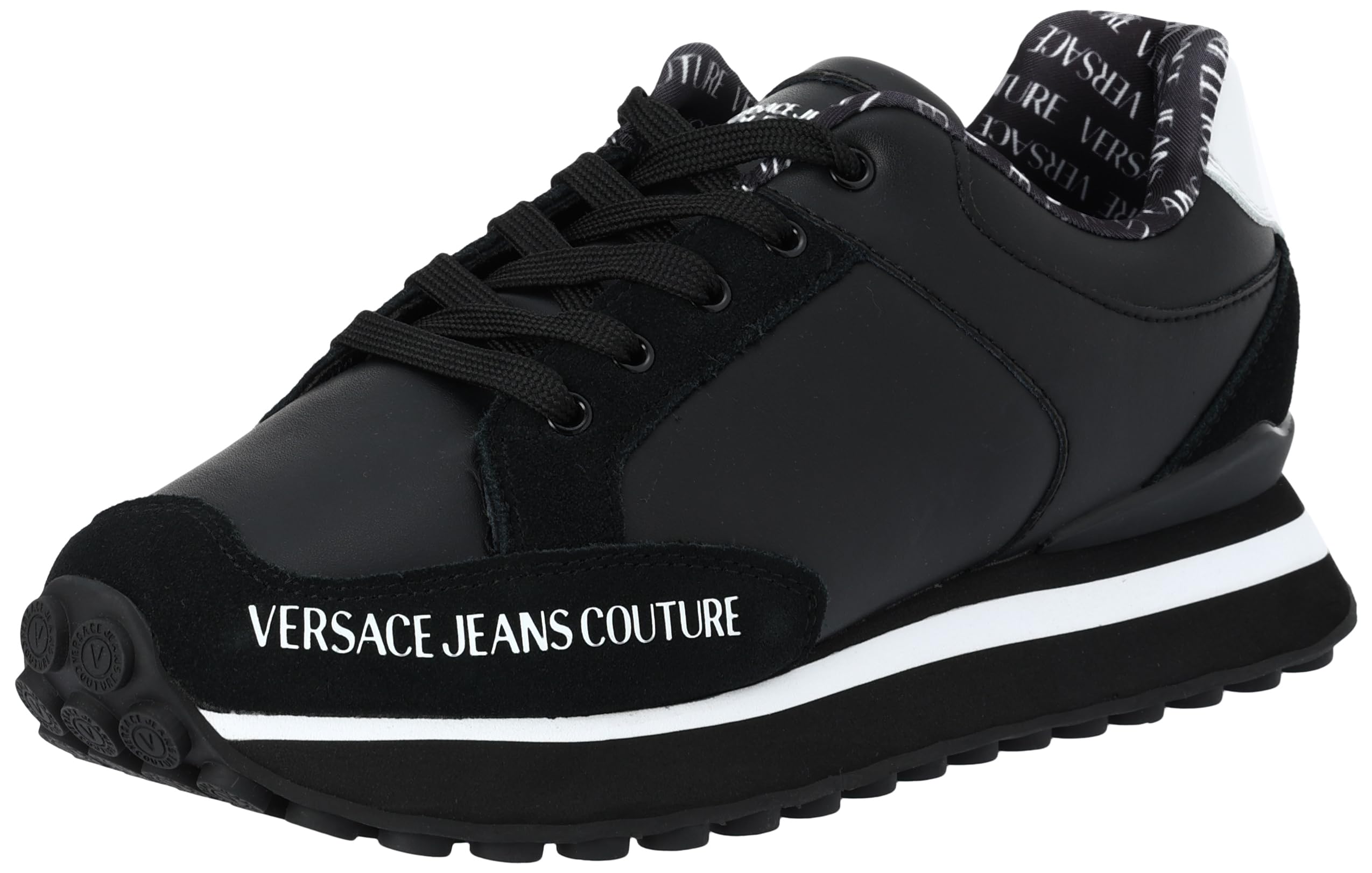 

Кроссовки 71YA3SE1 ZP006 VERSACE JEANS COUTURE Черные см [Versace] Мужские 28.0 [Товар] чёрный