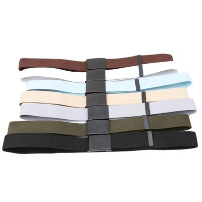 Versatile Belt Canvas Polyester Cotton Woven Belts Candy Color Casual Pants Accessories Outdoor Personality Trend