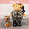 Police Bear German Shepherd Plush Toy With Collapsible Rope For Kids Gift And Collectors