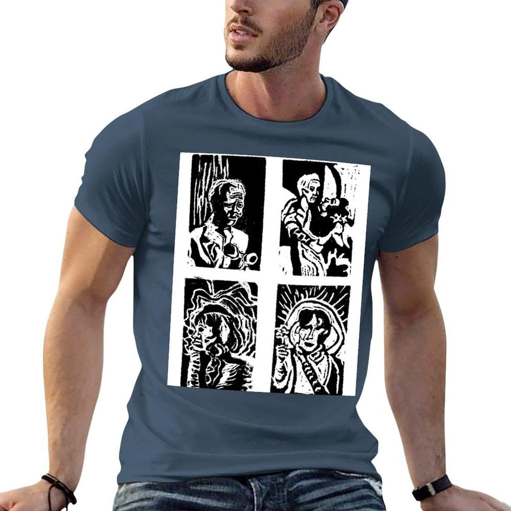 A World Of Gods And Man Tshirt Basic Simple Casual Short Sleeve Tee