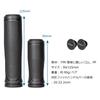 GORIX Bicycle Grips Left and Right Short Cylindrical Cycle Customizable Grip Replacement for Cross Mini Electric and More (Long/Short) (90x125mm)