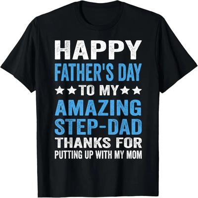 Alles Gute zum Vatertag Stiefvater T-Shirt T-Shirt